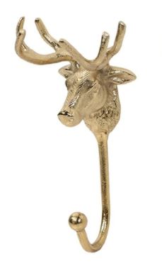 Gold Stag Wall Hook