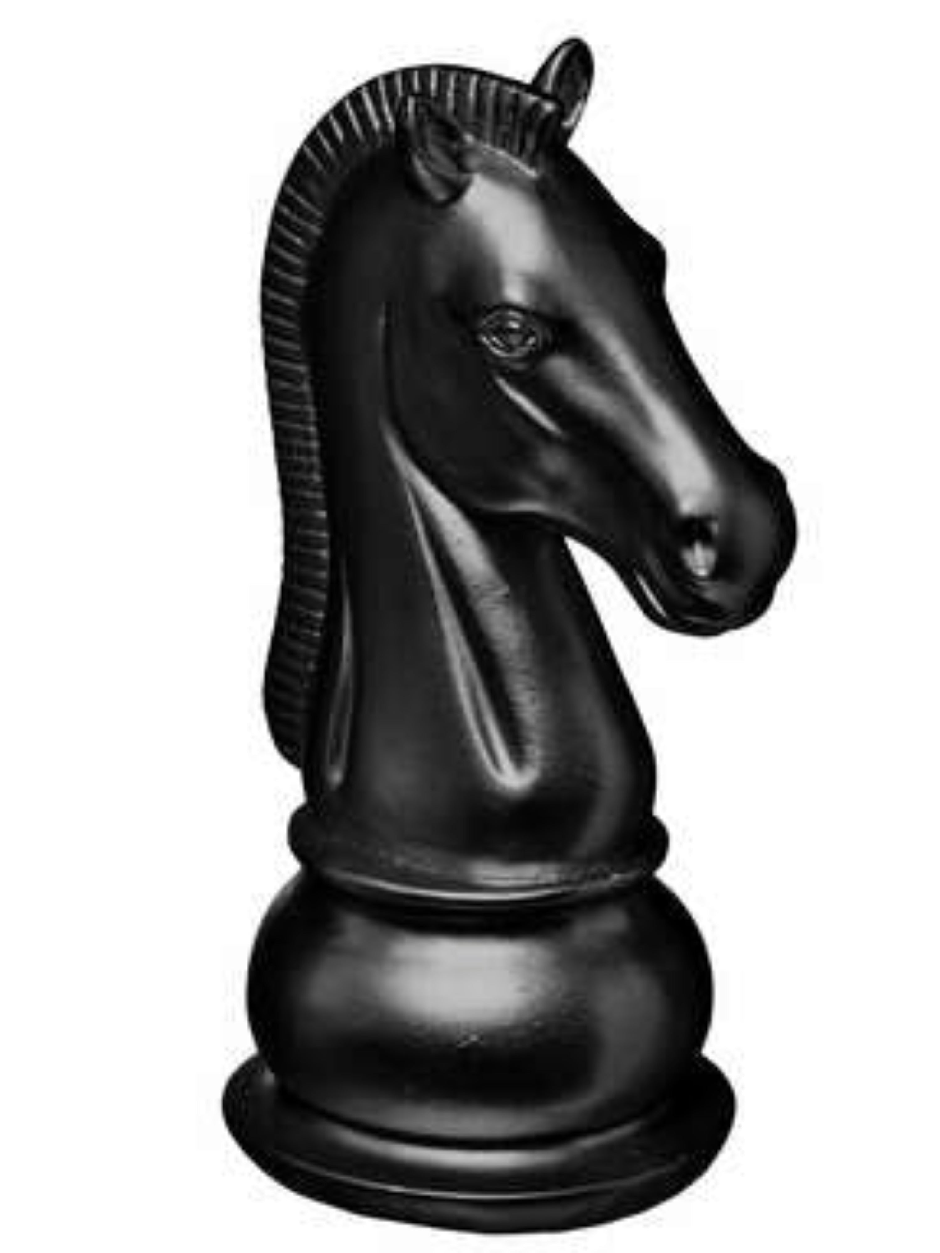 Black Horse Chess Piece Ornament