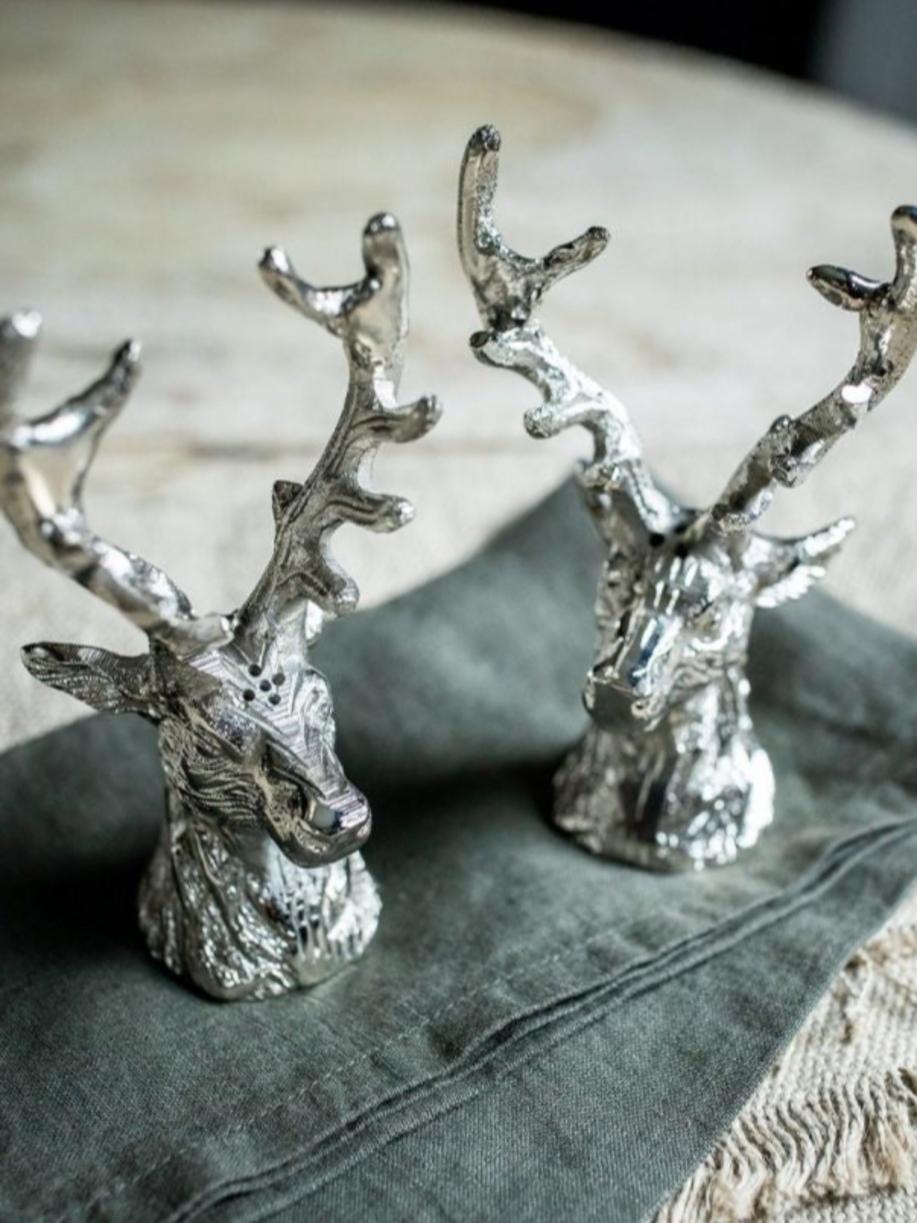 Culinary Concepts Silver Stag Salt and Pepper Set