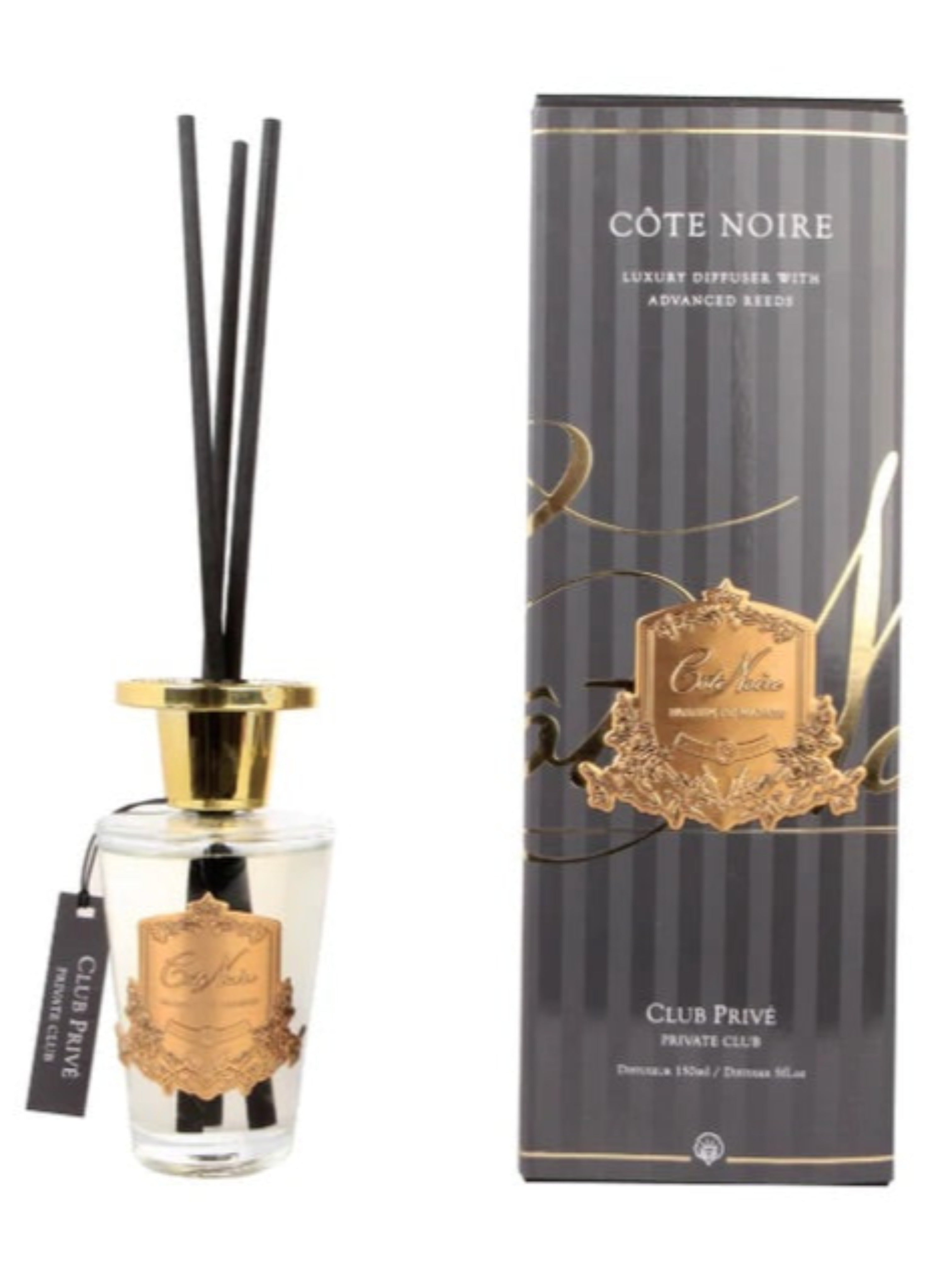 Côte Noire Private Club Gold Reed Diffuser