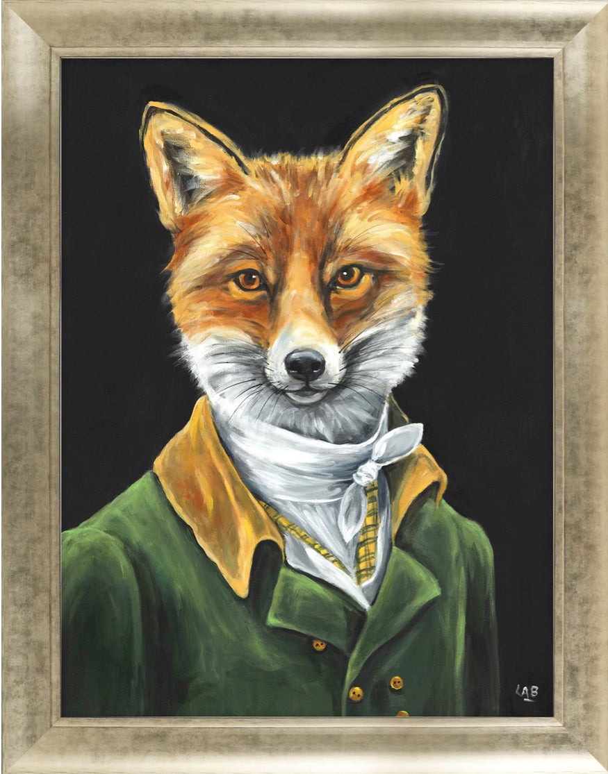 The Dapper Fox Framed Print