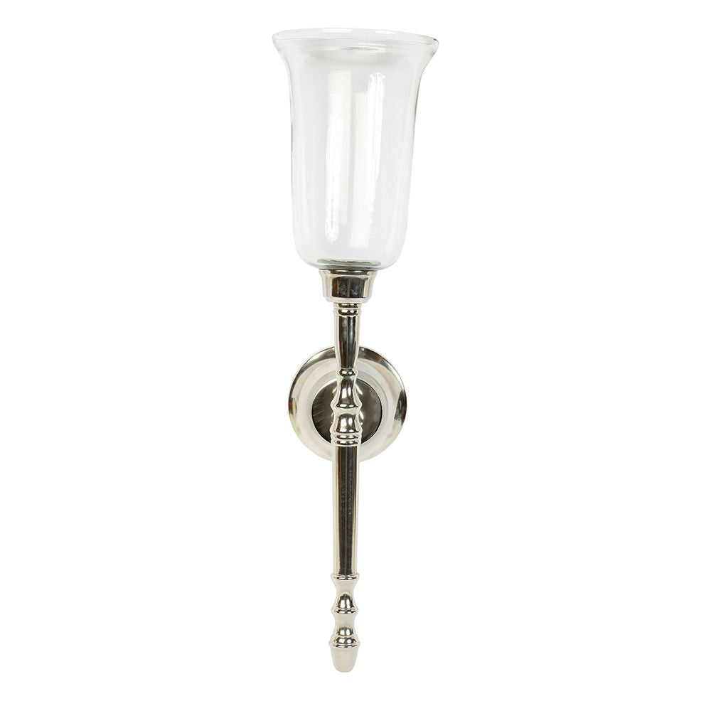 Culinary Concepts Classic Silver Candle Sconce