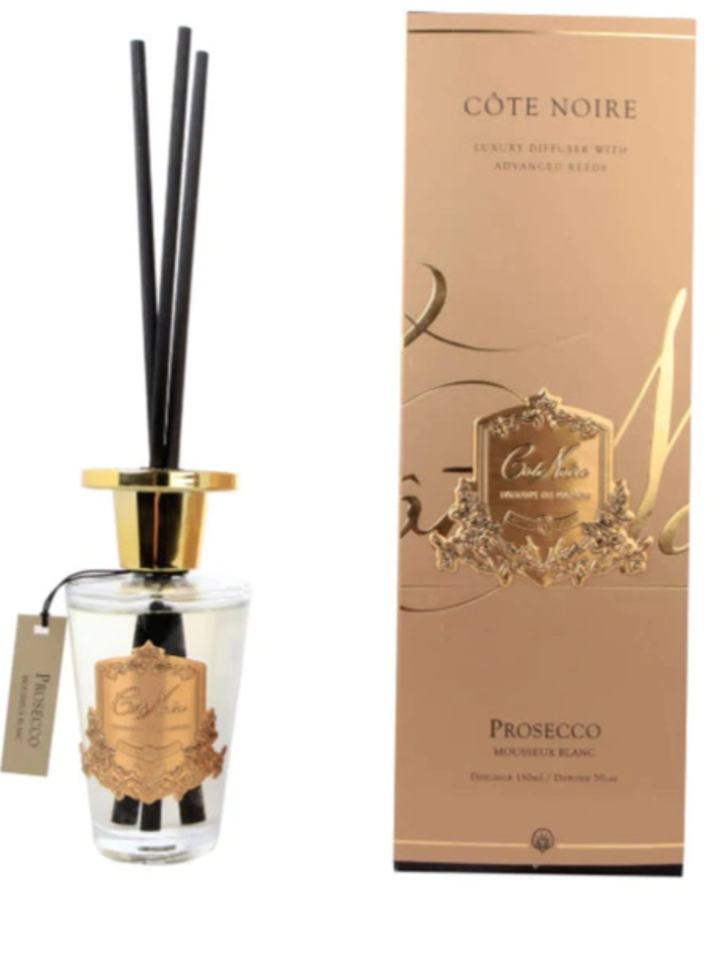 Côte Noire Prosecco Gold Reed Diffuser
