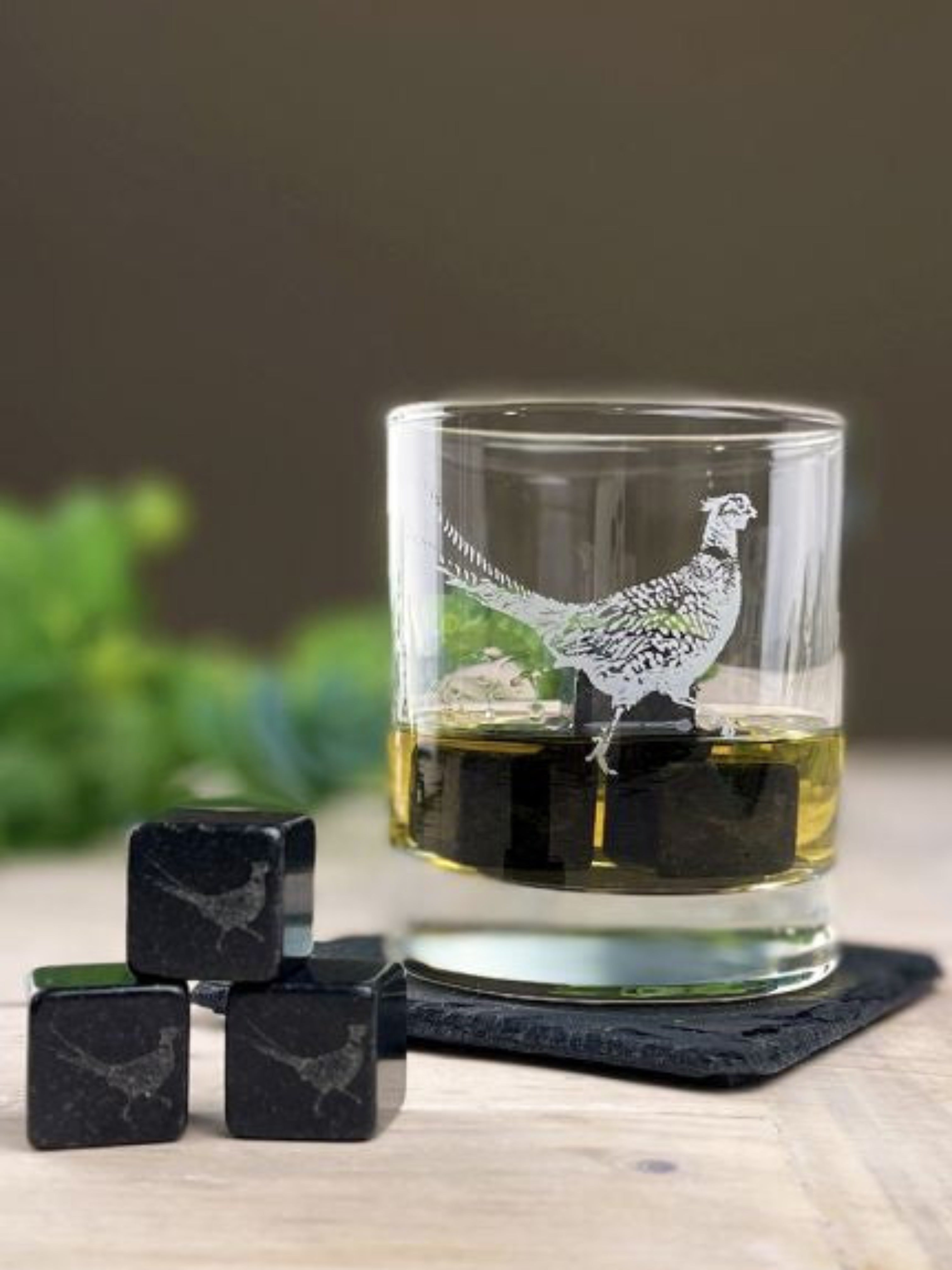 The Just Slate Company Pheasant Whisky Stones