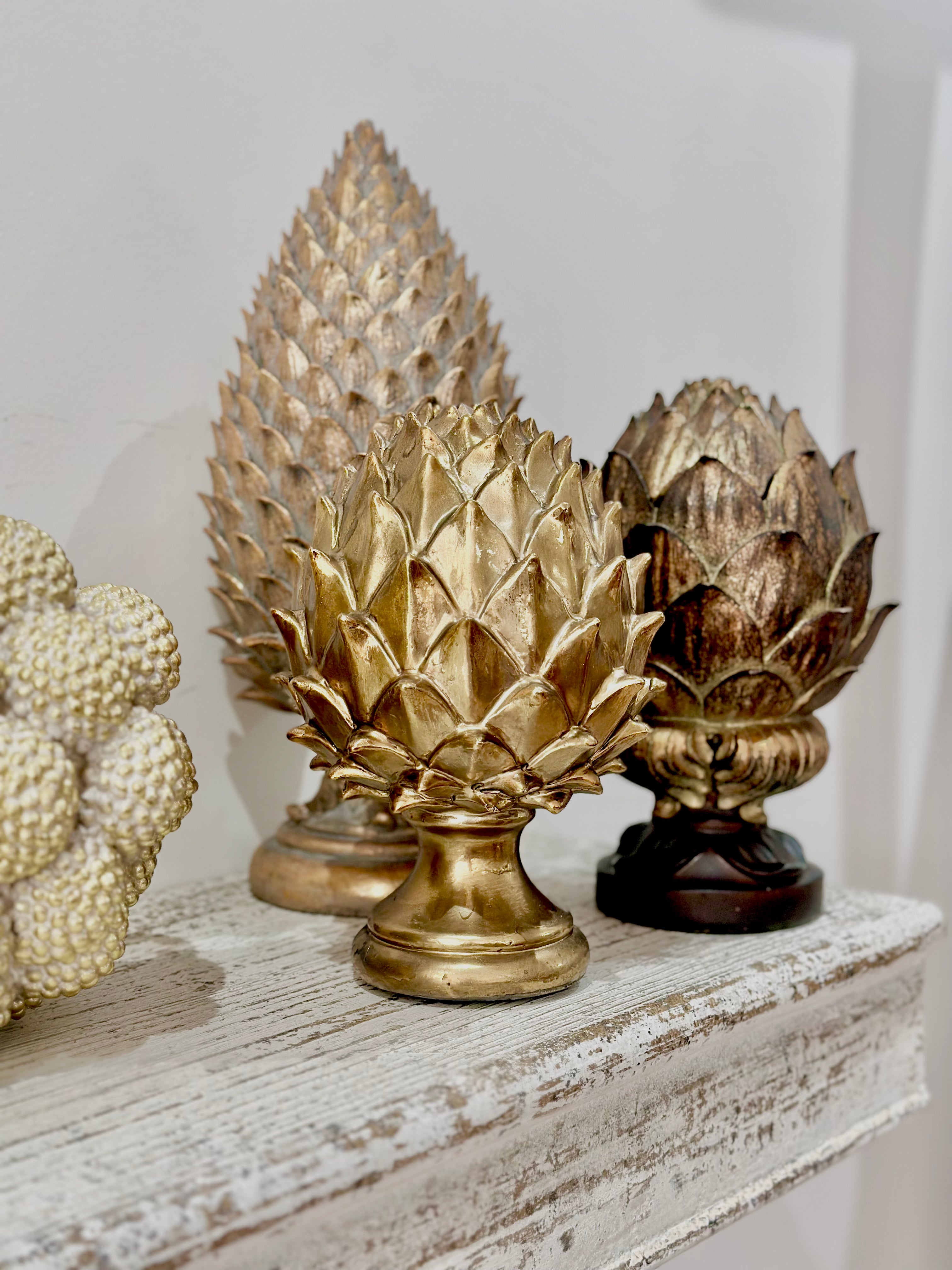 Gold Pinecone Finial