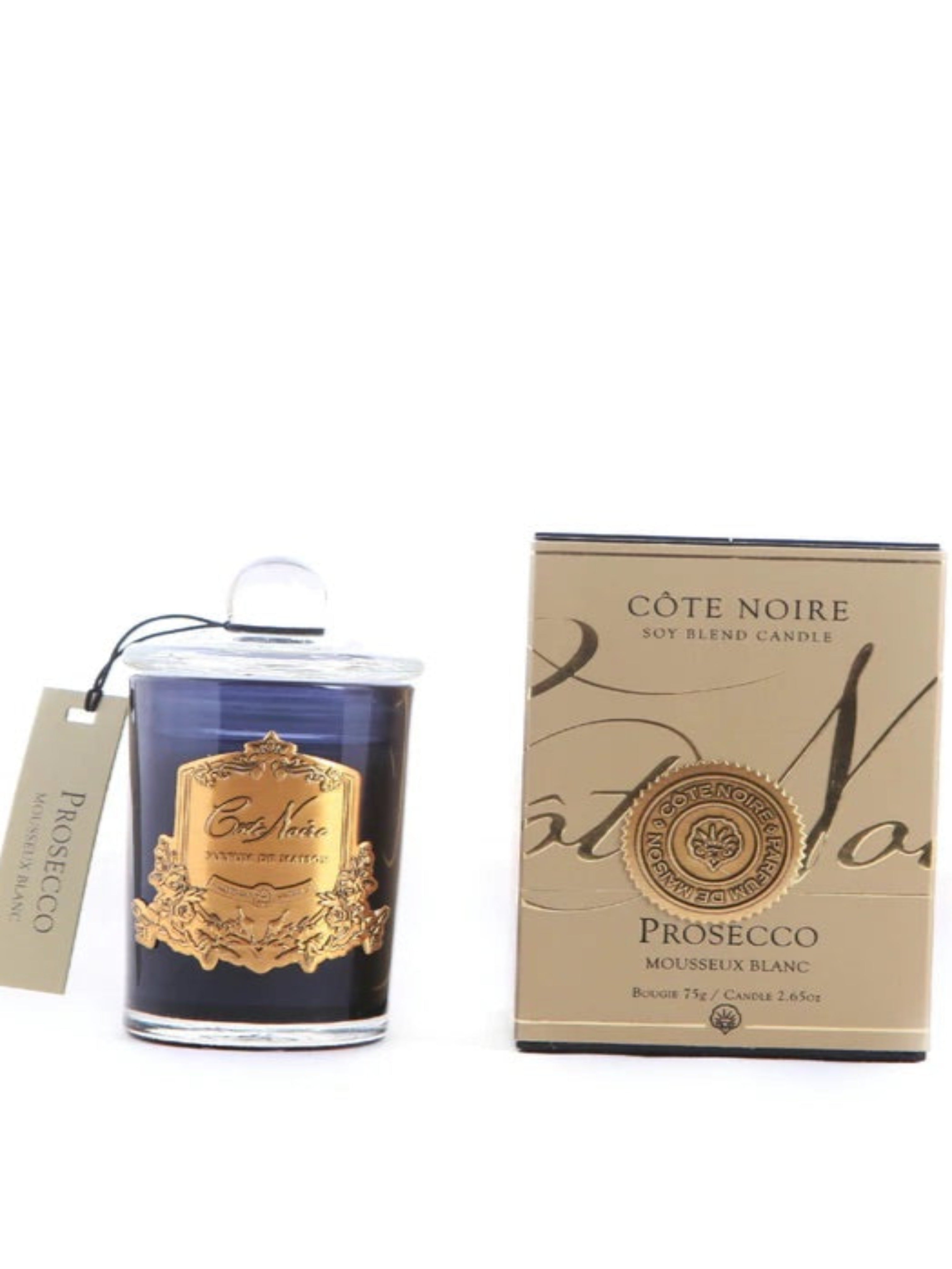 Côte Noire Prosecco Gold Small Candle