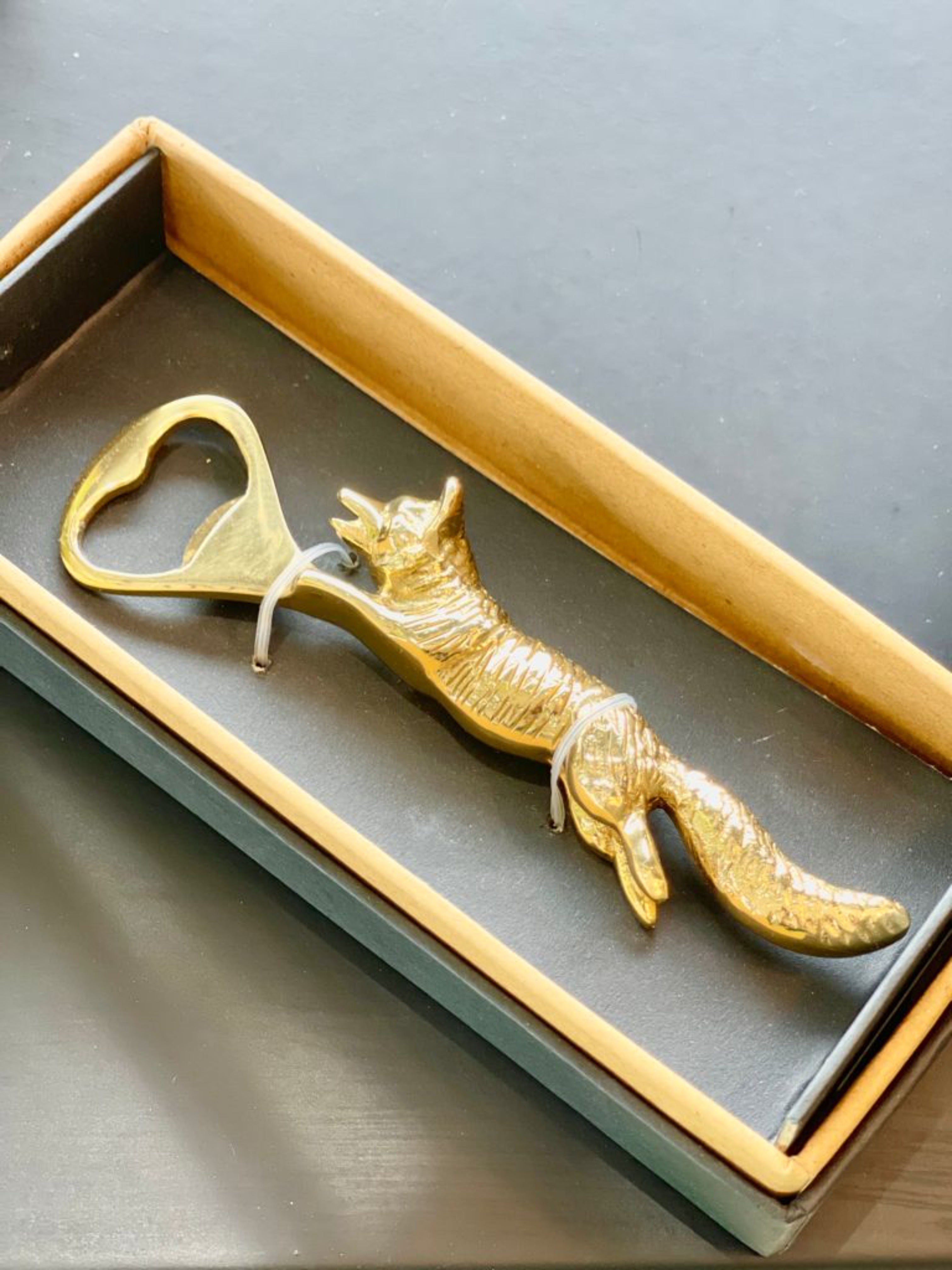 Culinary Concepts Gold Fox Bottle Opener