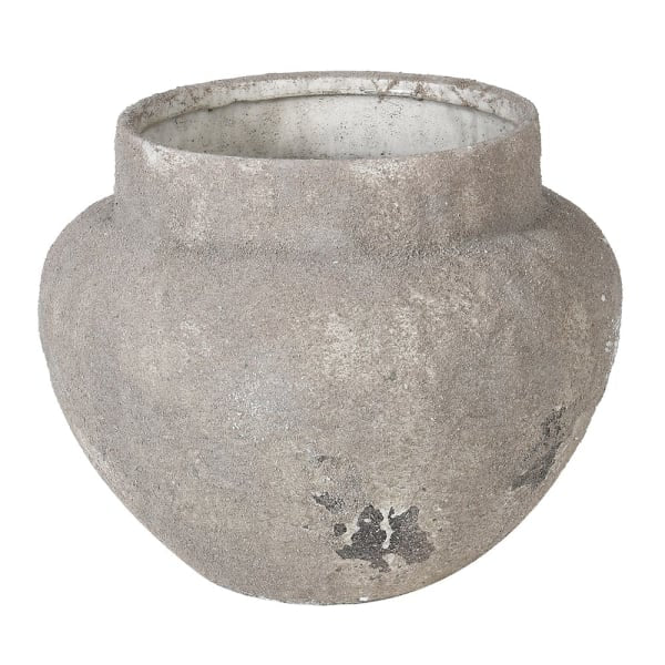 Distressed Natural Cement Vase