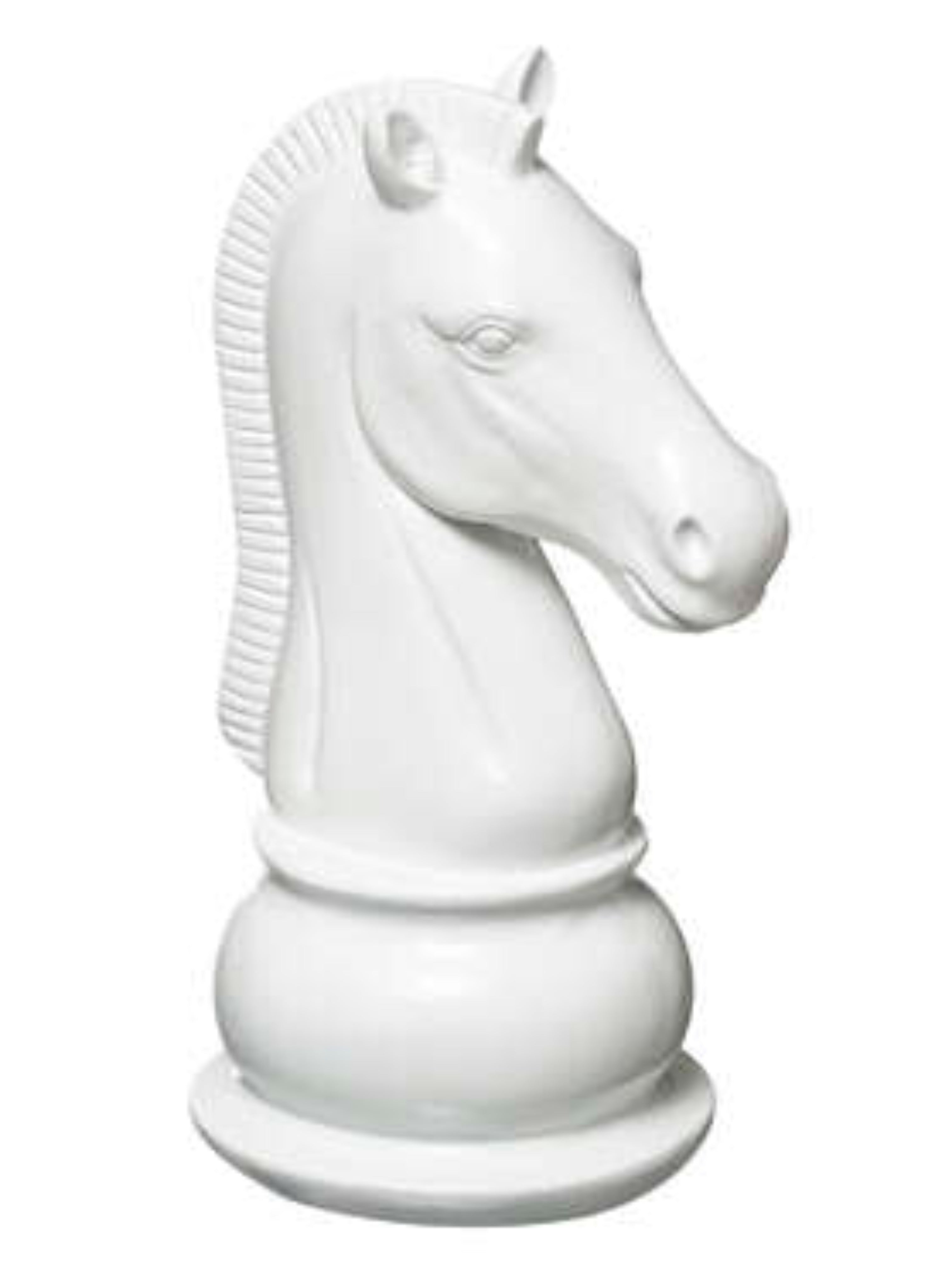 White Horse Chess Piece Ornament