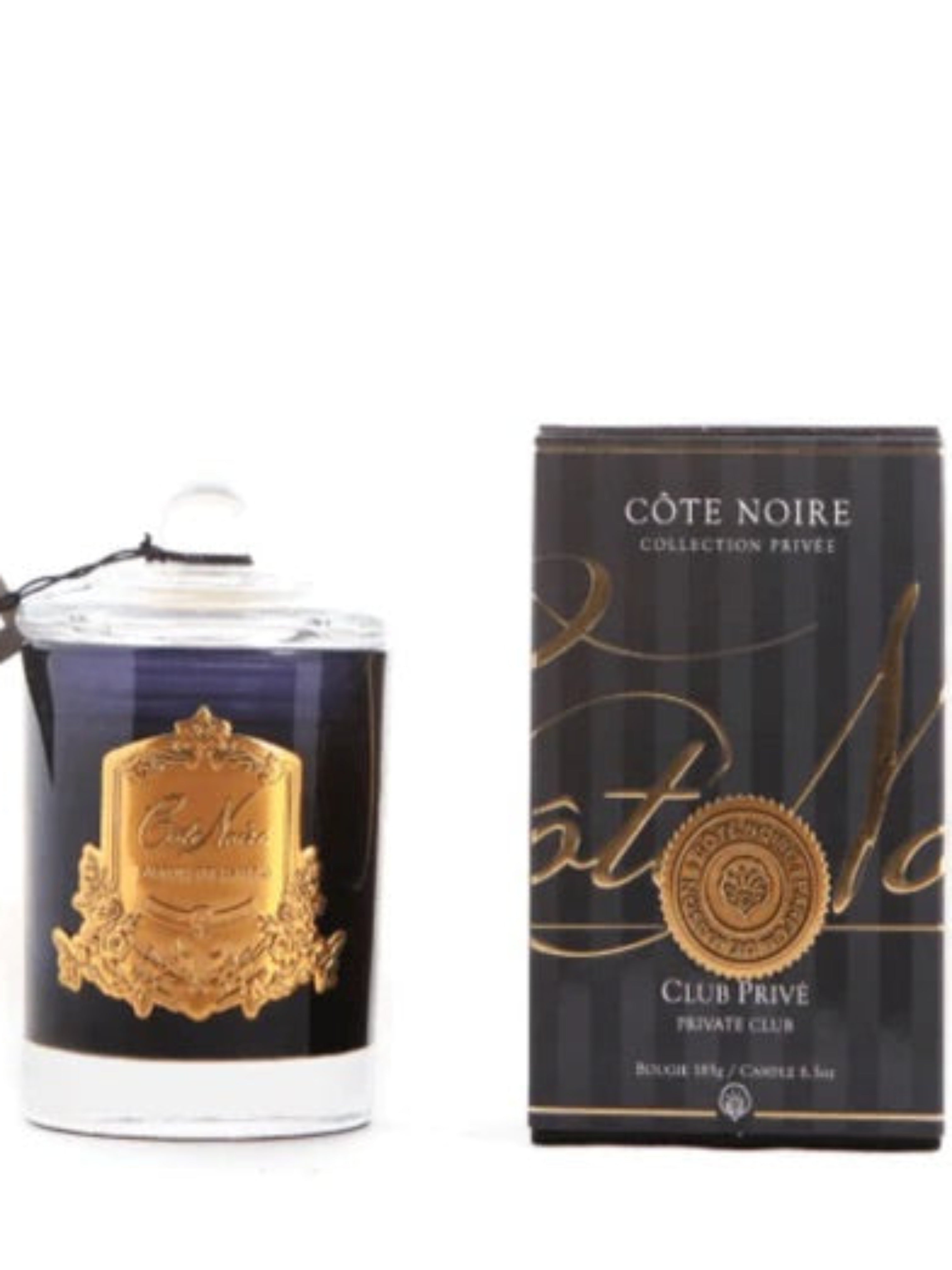 Côte Noire Private Club Signature Gold Candle