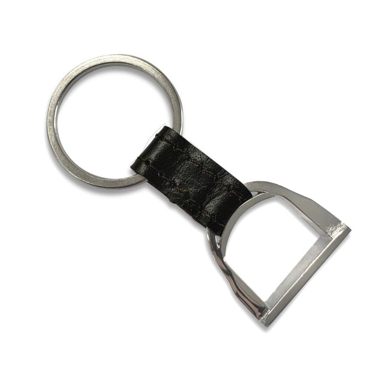 Culinary Concepts Stirrup Keyring with Leather Detail