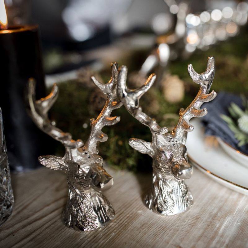 Culinary Concepts Silver Stag Salt and Pepper Set