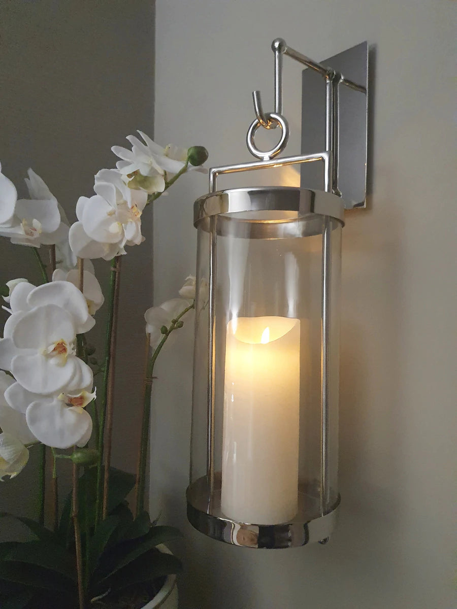 Wall Hurricane Candle Holder Chic Interiors Cheshire