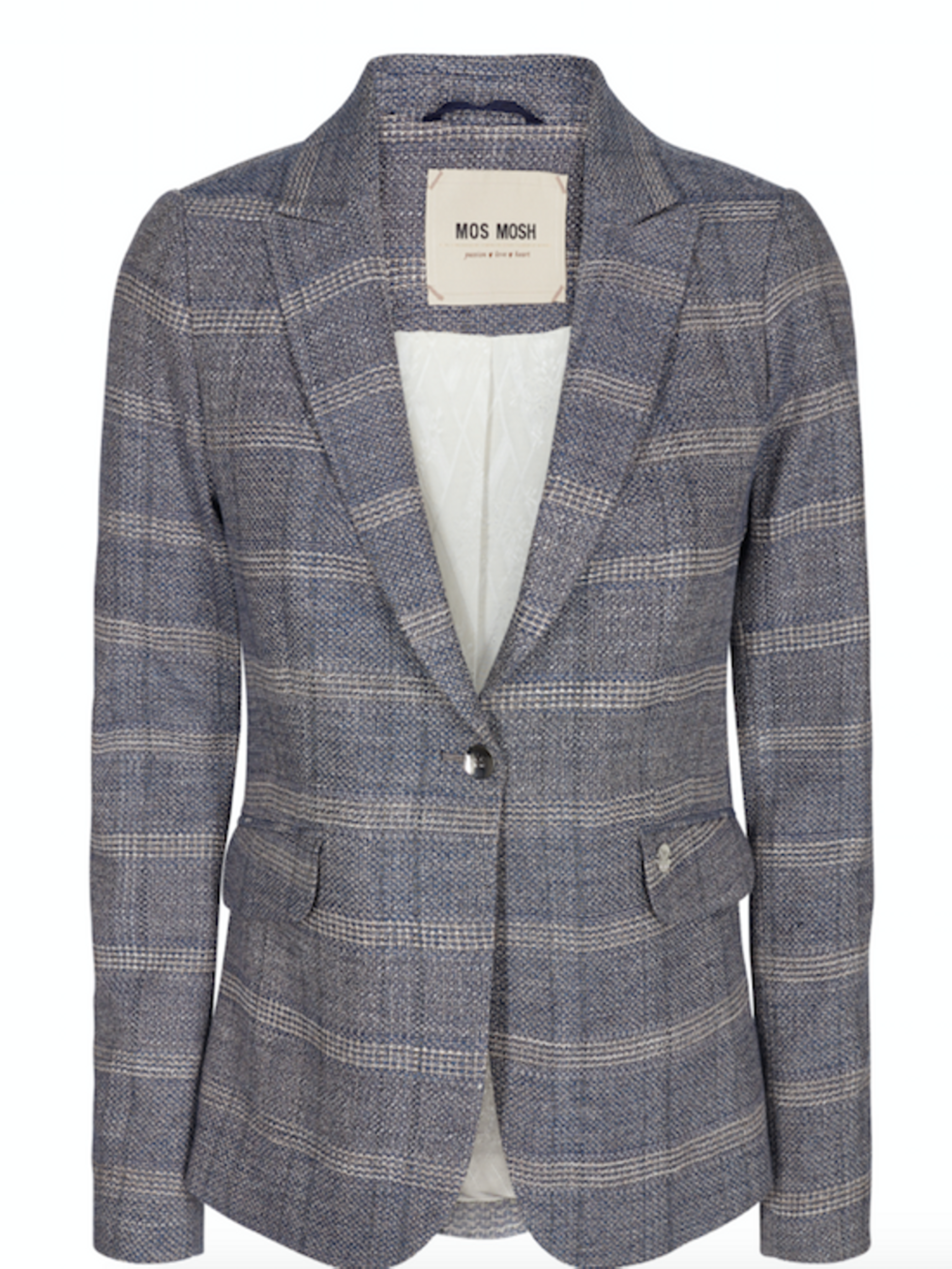 Mosh Blake Night Blazer Mos Mosh Blazer Indigo Blue Mos Mosh Blake