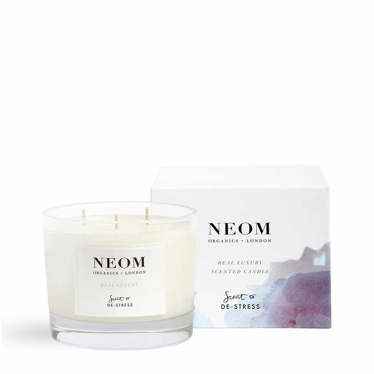 NEOM Real Luxury Scented 3 Wick Candle